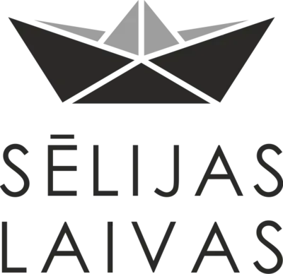 Logo Boat of Selonia  blackandwhite 