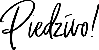 Piedzivo LOGO melns