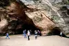Baltic nature travel Hiking Adventure in Gauja National Park cave