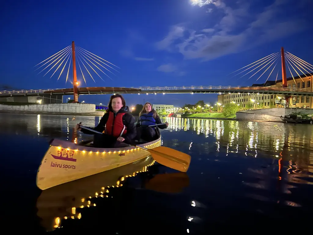 ozolaivas Kayaking Tour in Ķemeri National Park midnight