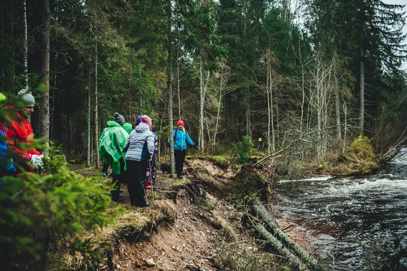 Cesis adventure Hiking Tour with a Picnic in Gauja National Park