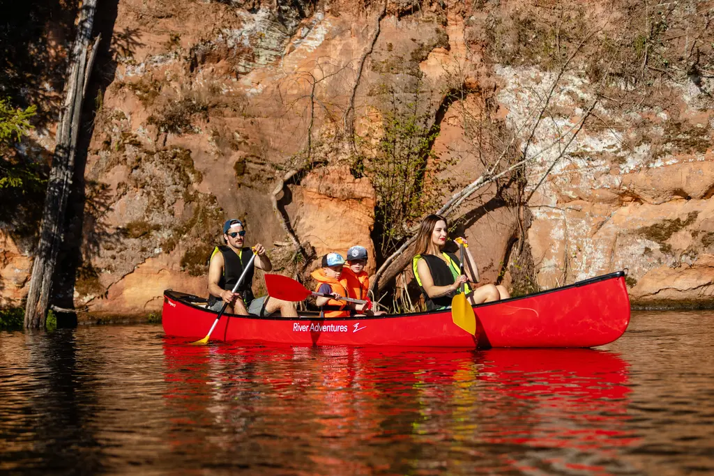 Sigulda adventures Boating on the Gauja River boat