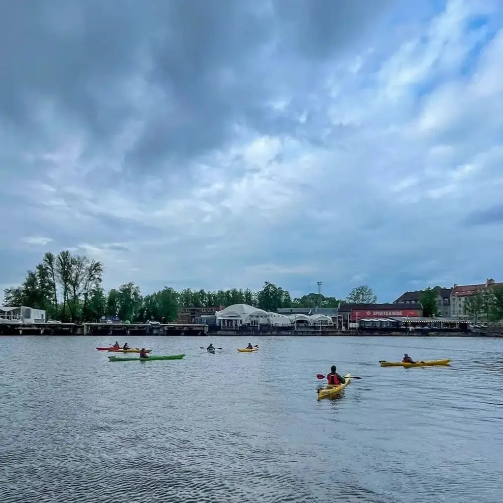 Rigas laivas Active Wednesdays in Sea Kayaks water
