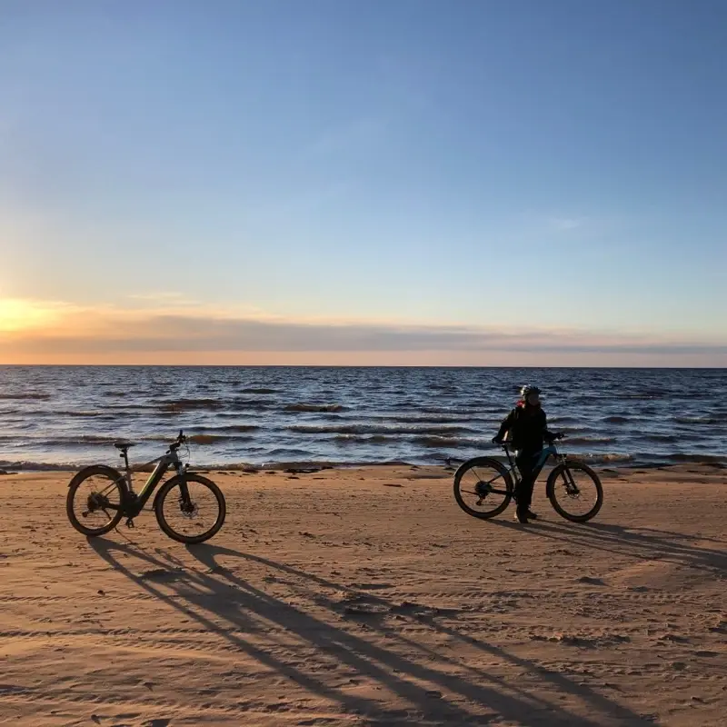 Easy ride e bike Salacgriva Vitrupe sea