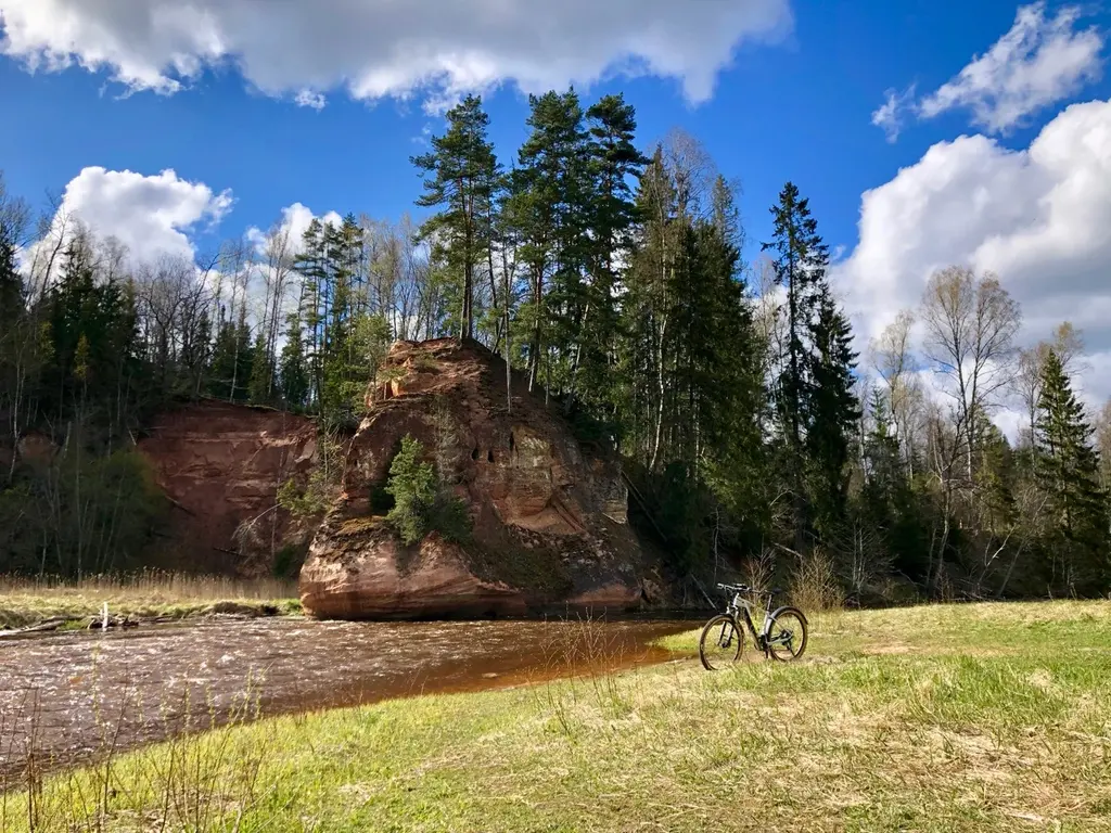 Easy ride E bike Cesis Ligatne cliff