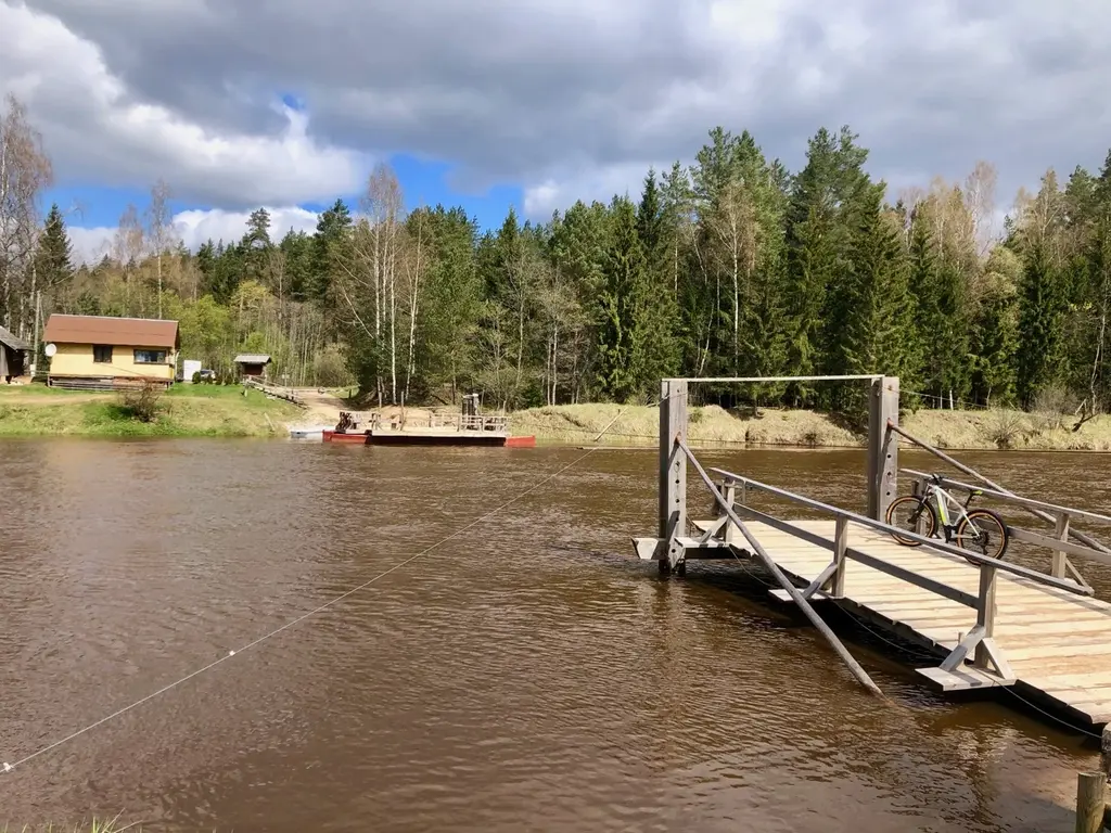 Easy ride E Bike Līgatne river