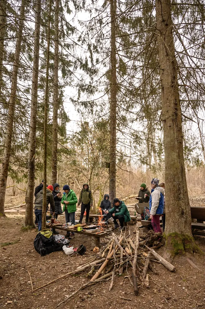 Gatavo Daba Hiking with a Taste woods