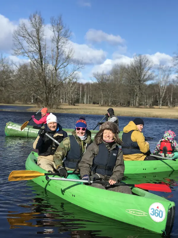 360 degrees Estonia bogshoe canoe
