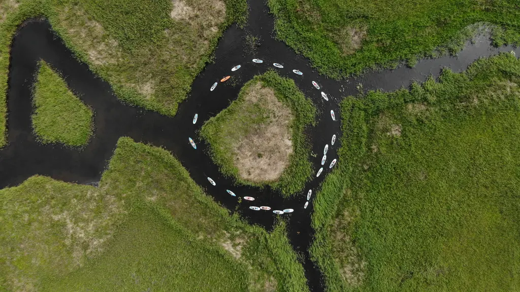 Boards you SUP and kayak adventure in lake Engure labyrinth