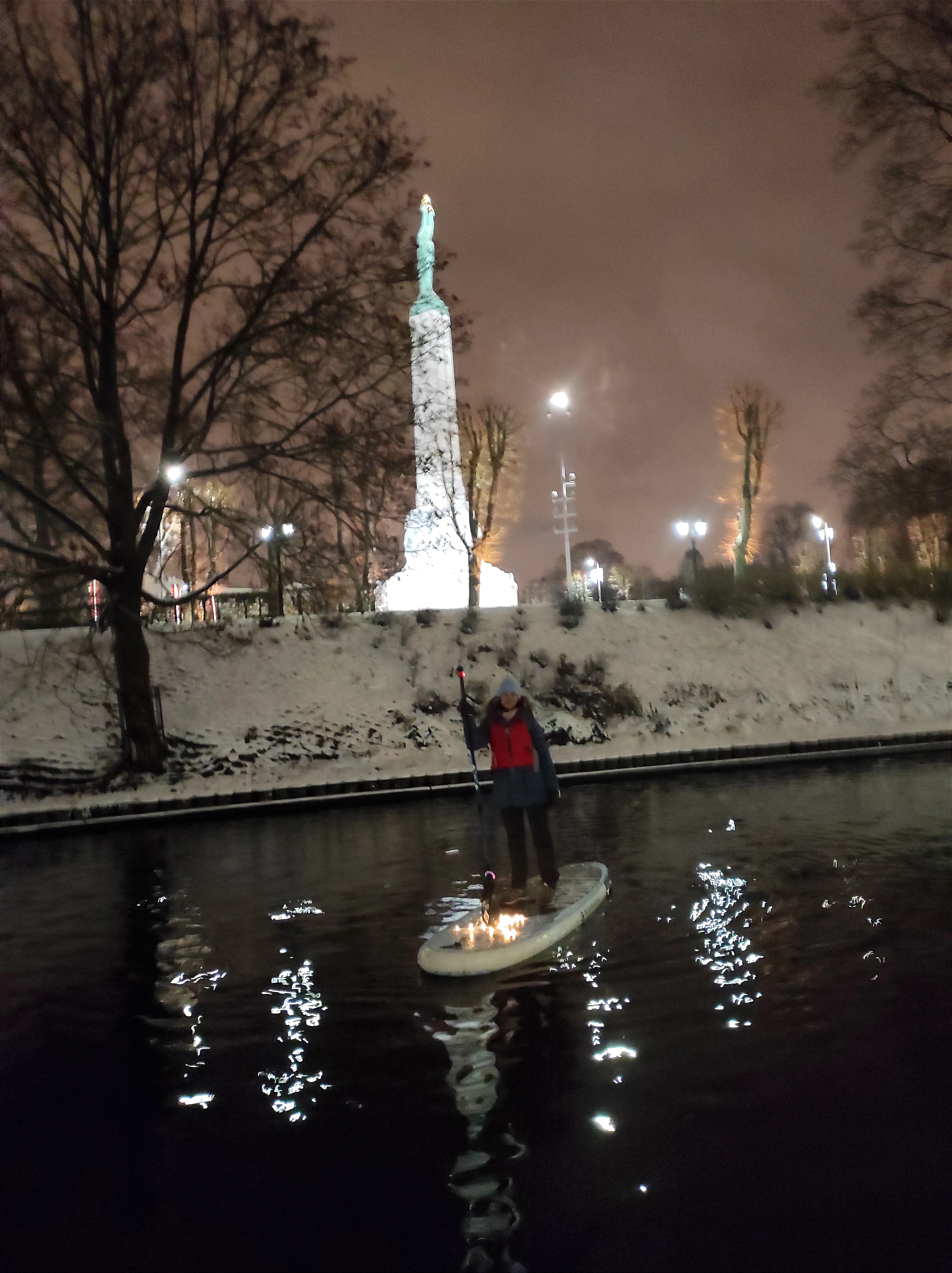 SUP adventure in Riga canal