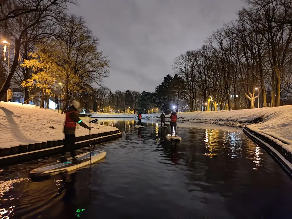 piedzīvojums ar SUP Rīgas kanālā