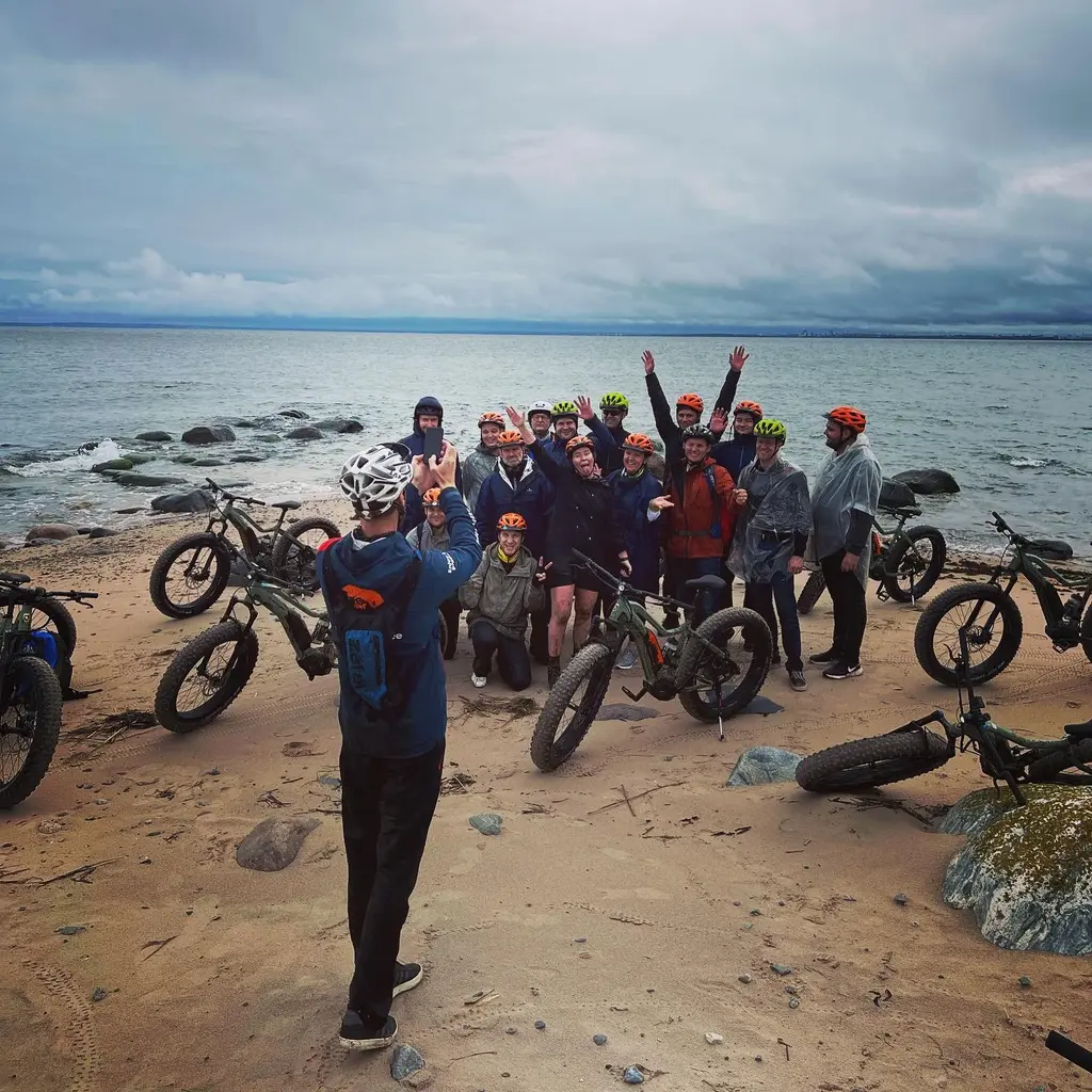 adventures cycling fatbike nature outdoor estonia bicycle
