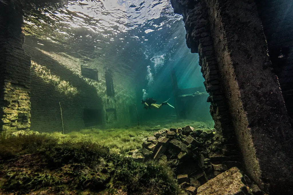 Rummu quarry Barrakuda diving estonia