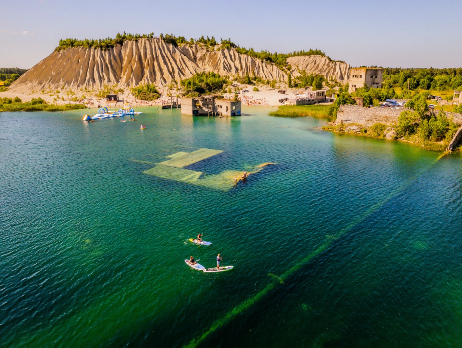 Rummu quarry Estonia water sup