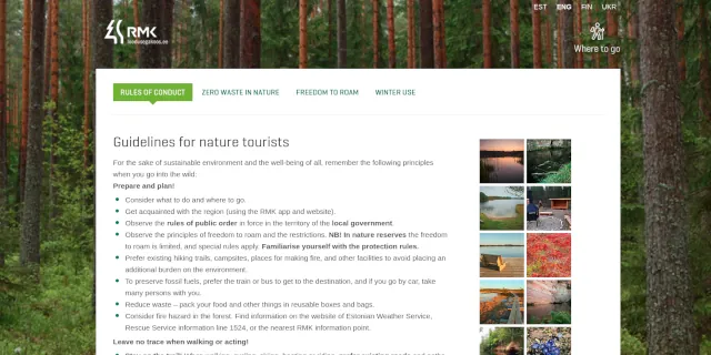 Latvian Nature Common Code of Conduct